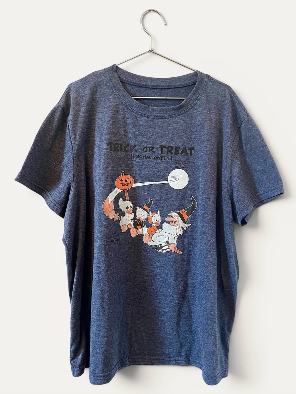Duck Tales Witch Hazel Trick Or Treat Halloween Fitted T-Shirt Vintage Disney